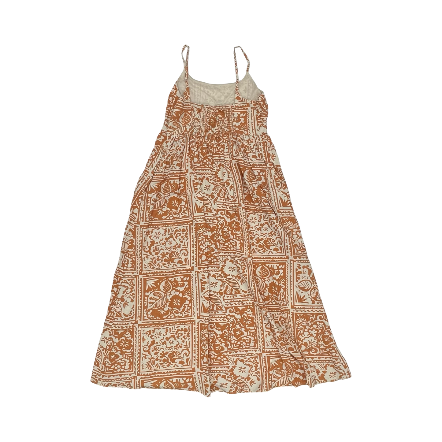 Dress Casual Maxi By Japna In Orange & Tan, Size:M