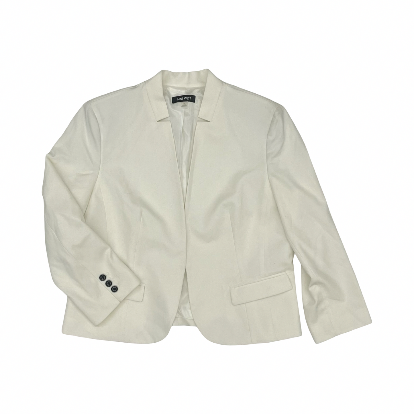 Blazer By Nine West In Cream, Size:L