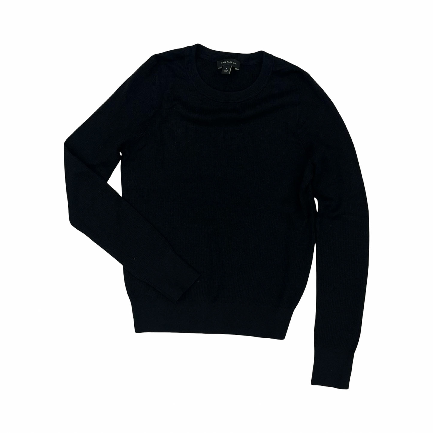 Sweater By Ann Taylor In Black, Size:M