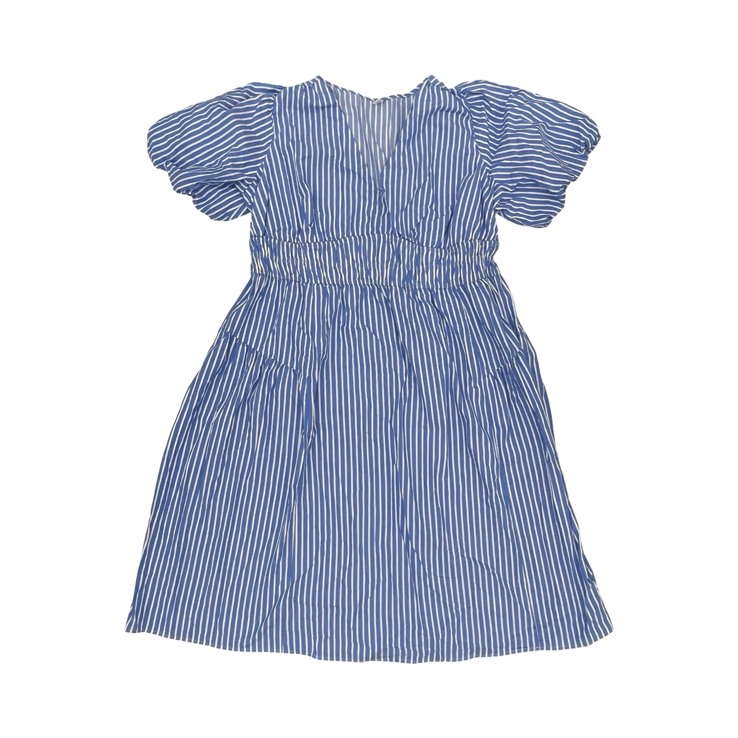 Dress Casual Maxi By Old Navy In Blue & White, Size:3