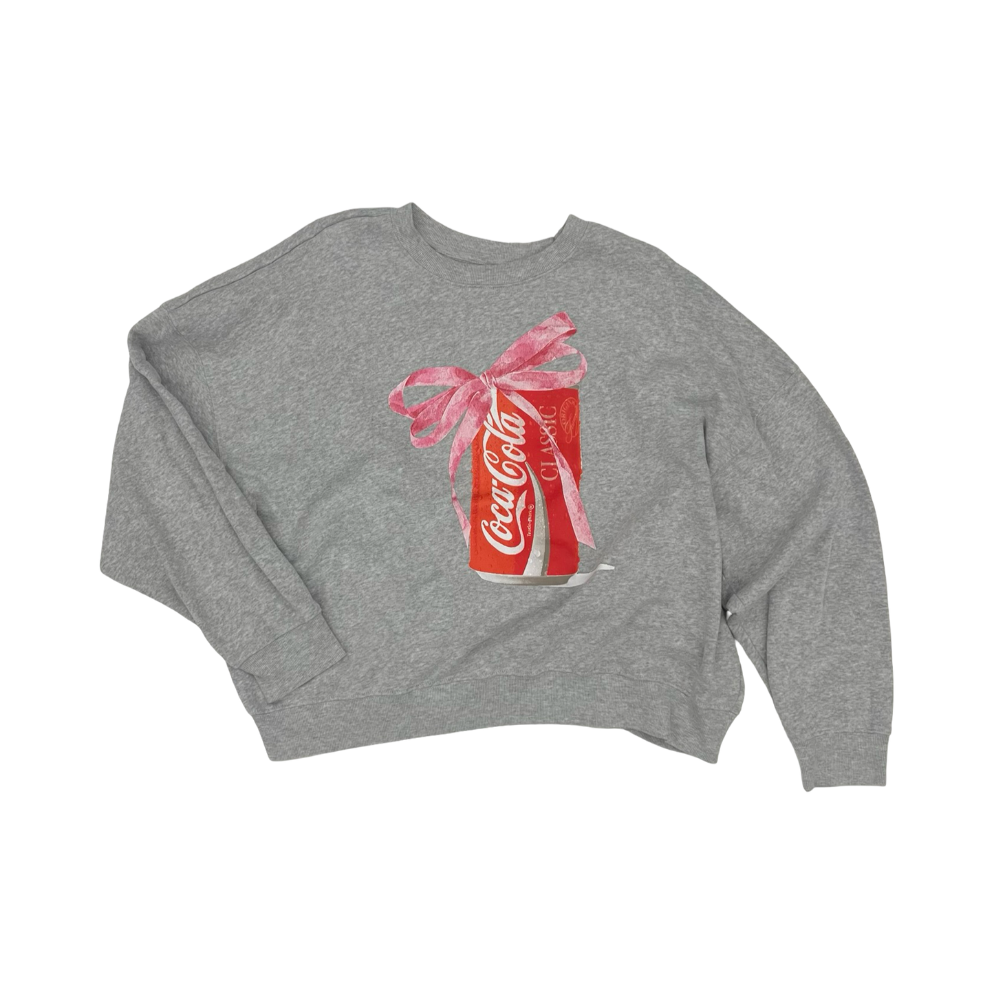 Sweatshirt Crewneck By Clothes Mentor In Grey, Size:Xl