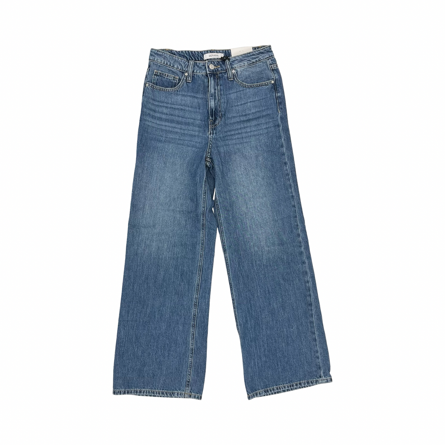 Jeans Wide Leg By Zenana In Blue Denim, Size:6