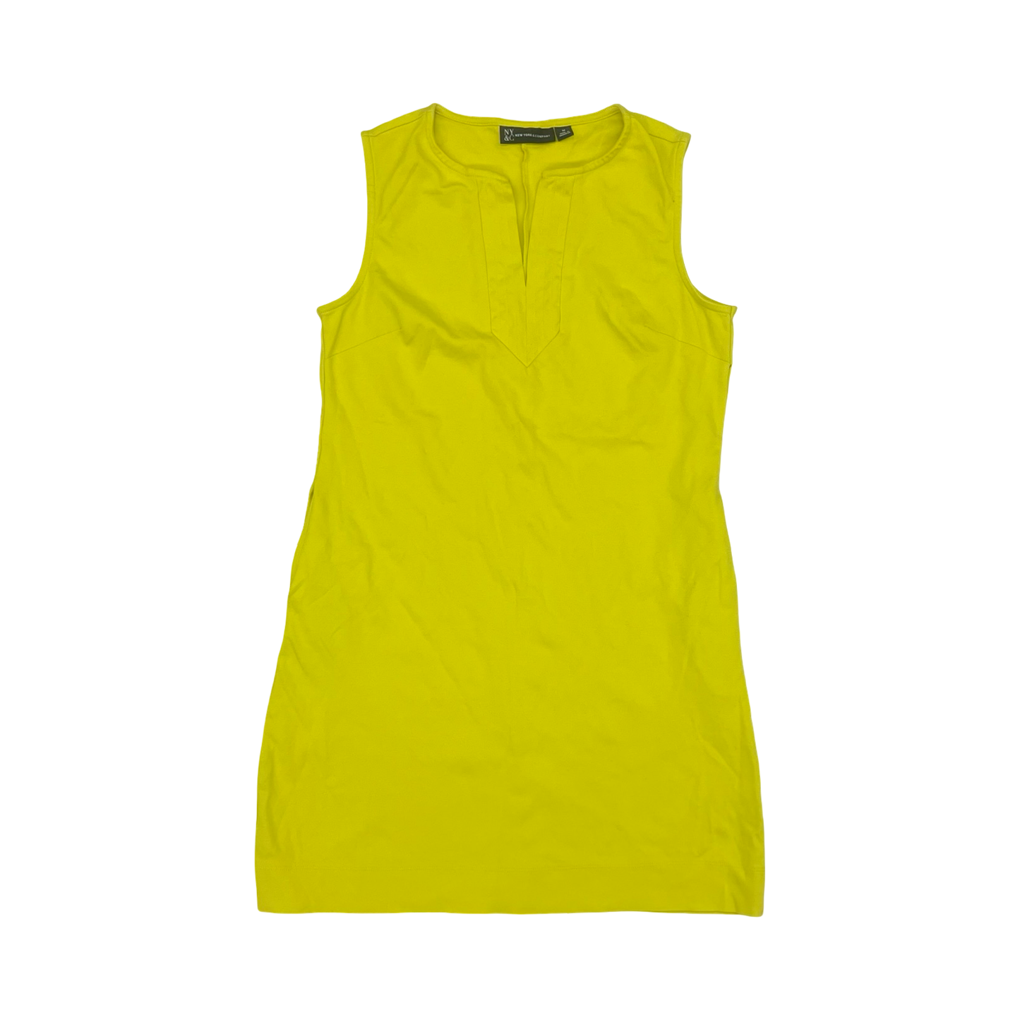Dress Casual Short By New York And Co In Chartreuse, Size:M