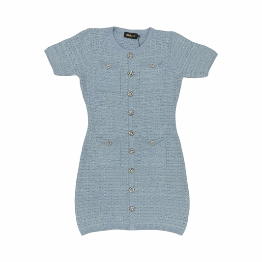 Dress Party Short By Fashion Nova In Blue, Size:Xl