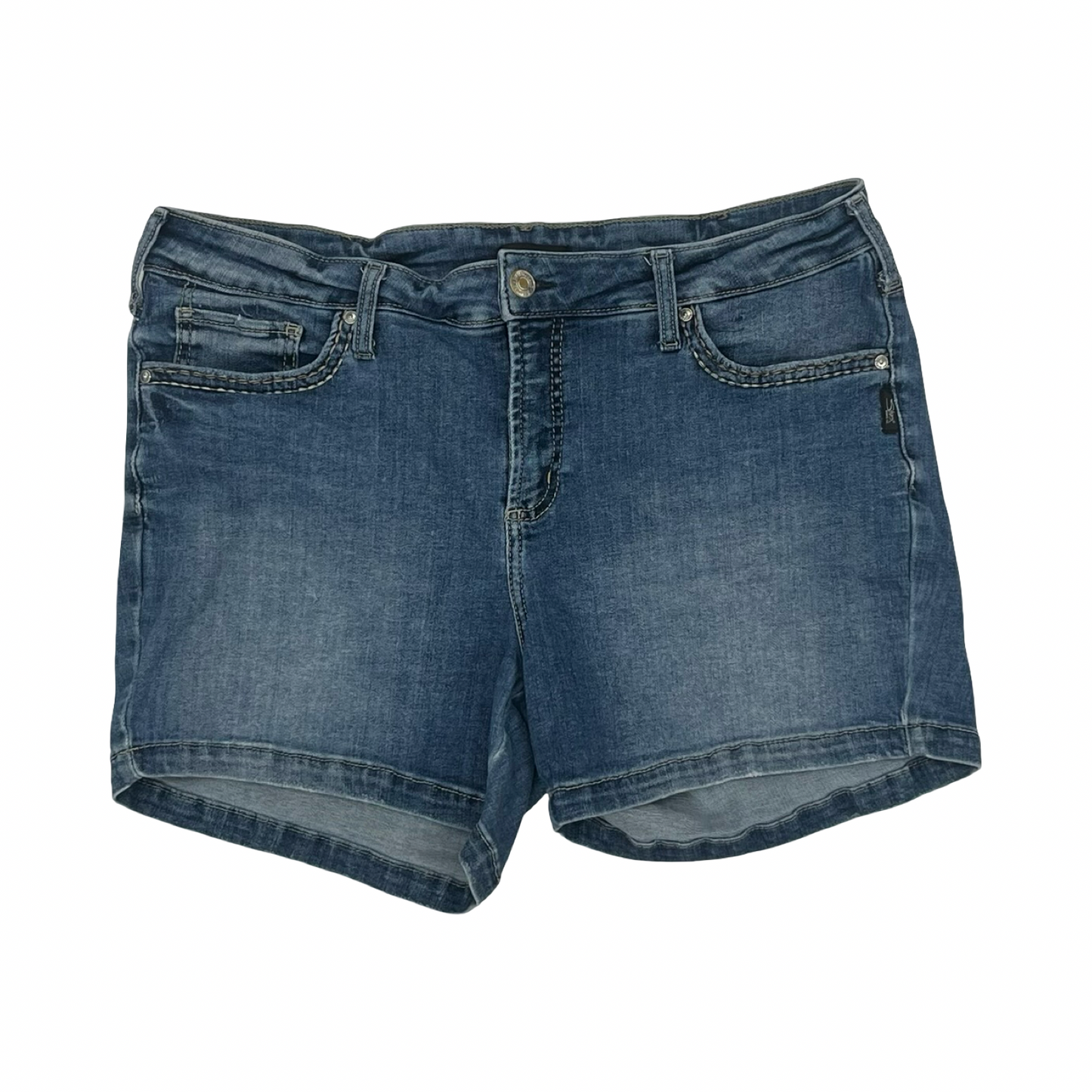 Shorts By Silver In Blue Denim, Size:16