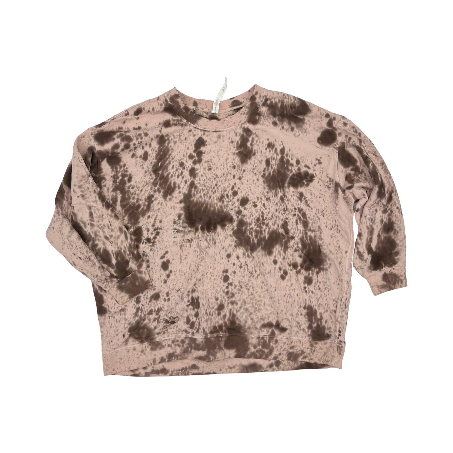 Athletic Sweatshirt Crewneck By Lululemon In Pink, Size:1X