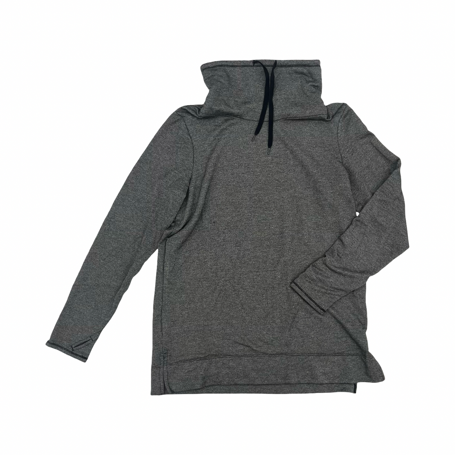 Sweatshirt Collar By Cuddl Duds In Grey, Size:M