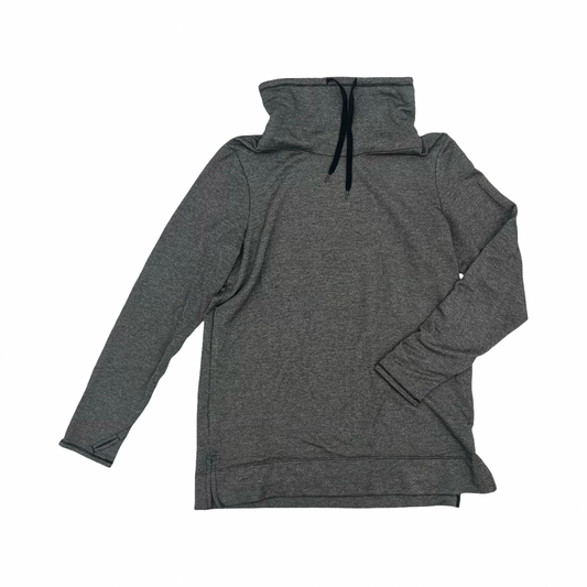 Sweatshirt Collar By Cuddl Duds In Grey, Size:M
