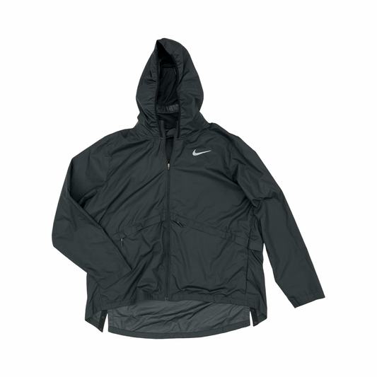 Jacket Windbreaker By Nike In Black, Size:1X
