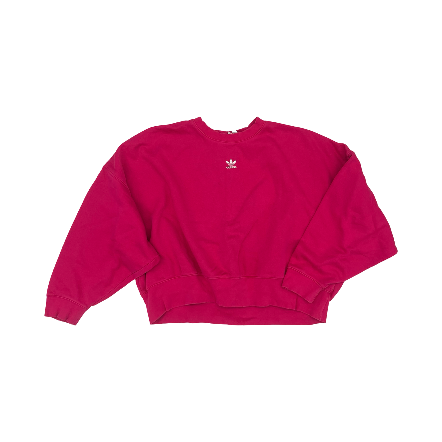 Athletic Sweatshirt Crewneck By Adidas In Pink, Size:Xl