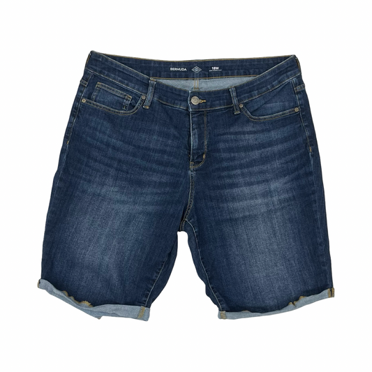 Shorts By St Johns Bay In Blue Denim, Size:18