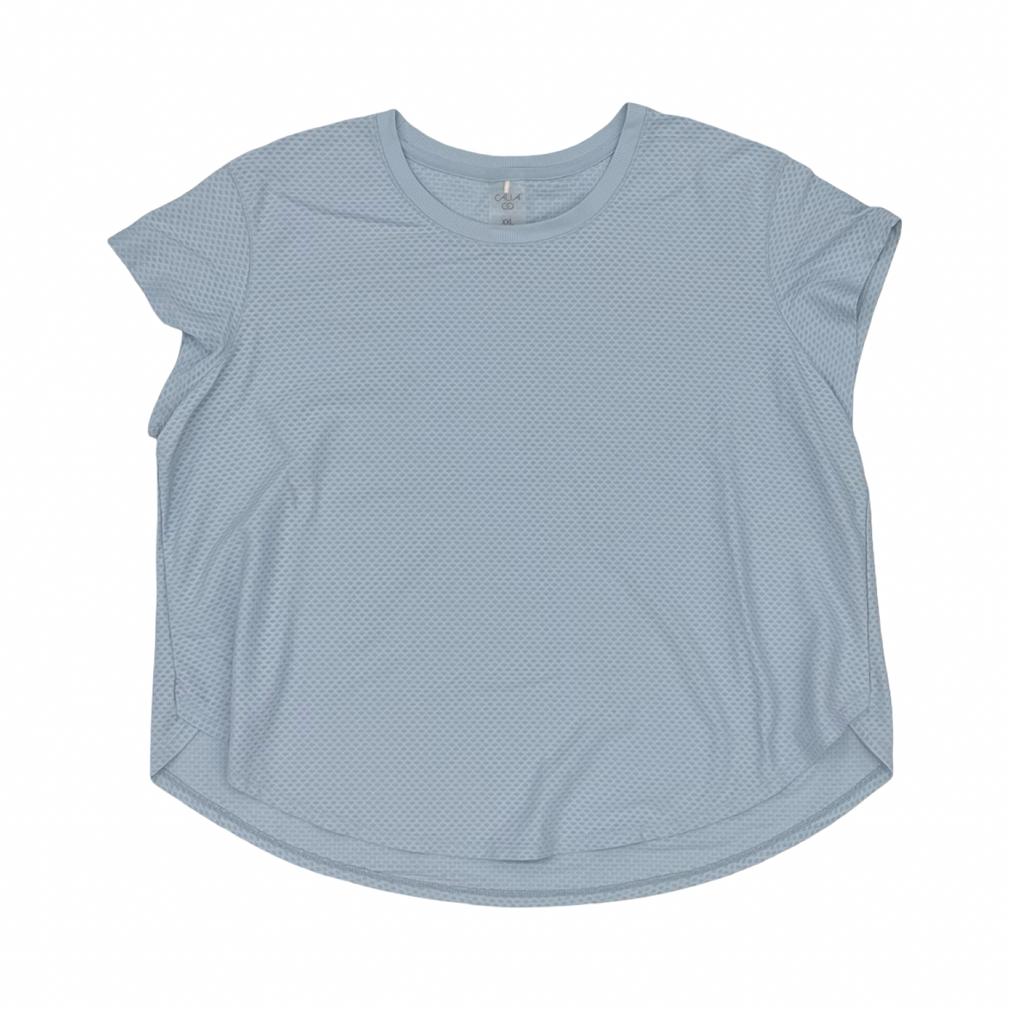 Athletic Top Ss By Calia In Blue, Size:Xxl