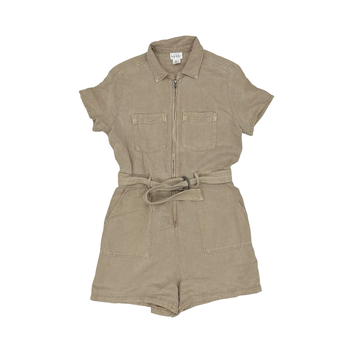Romper By Nicole Miller In Brown, Size:4
