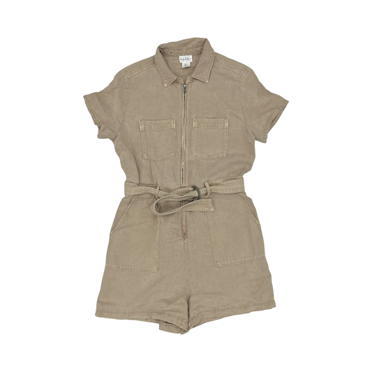 Romper By Nicole Miller In Brown, Size:4