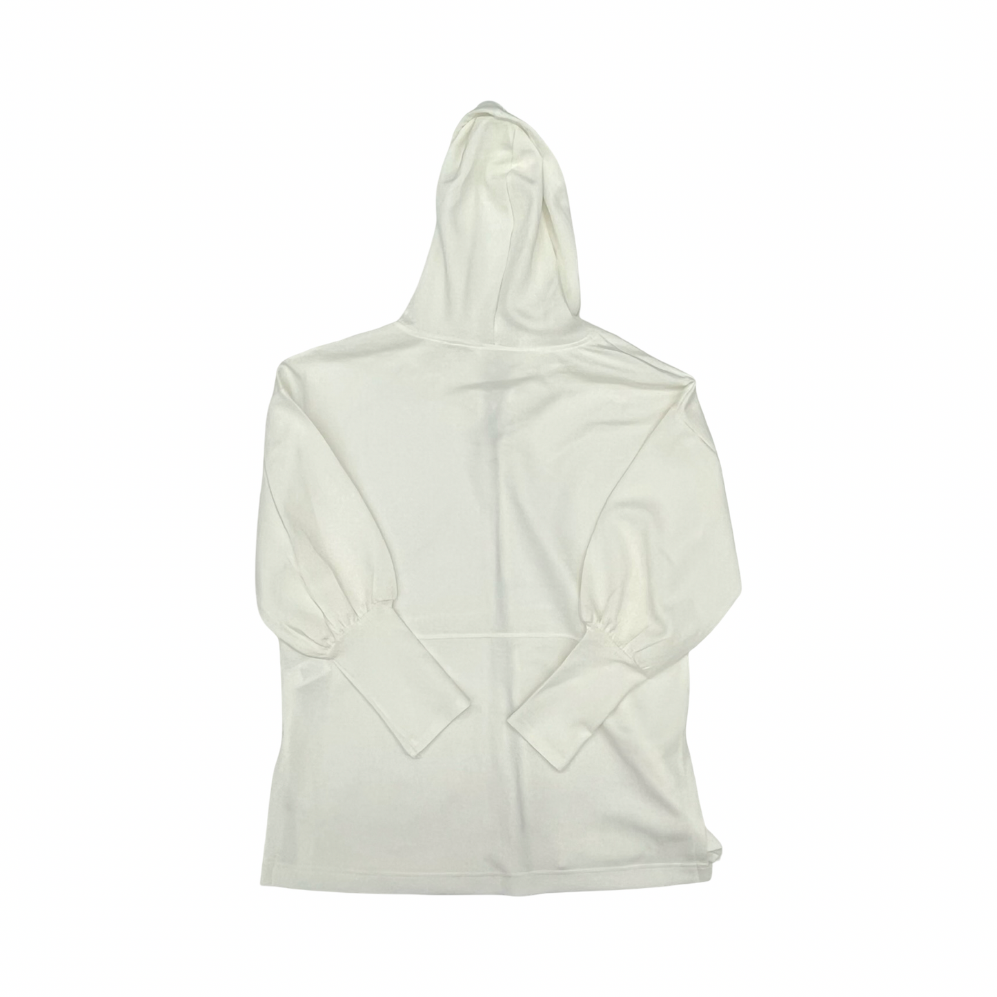 Sweatshirt Hoodie By Cable And Gauge In White, Size:M