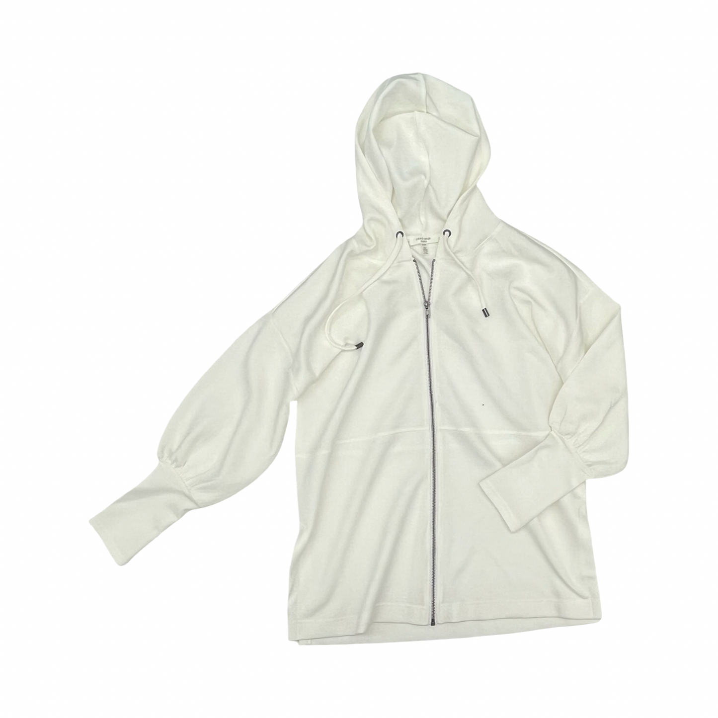 Sweatshirt Hoodie By Cable And Gauge In White, Size:M