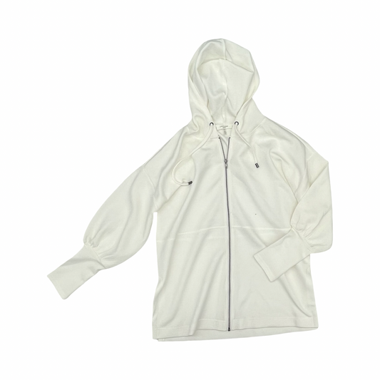 Sweatshirt Hoodie By Cable And Gauge In White, Size:M
