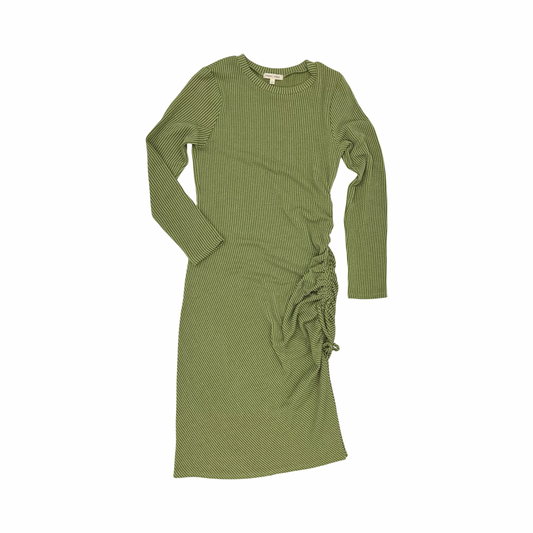 Dress Casual Midi By Moa Moa In Green, Size:L