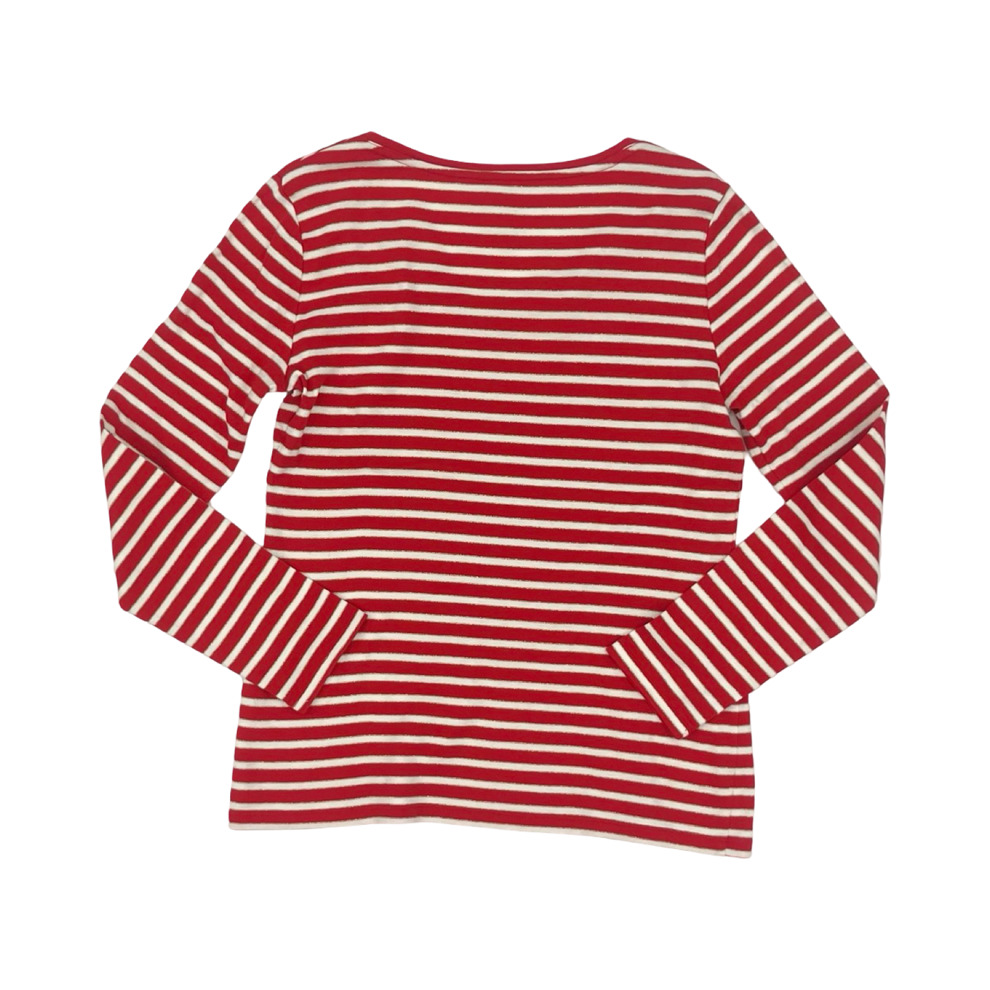 Top Ls By Talbots In Red & White, Size:M