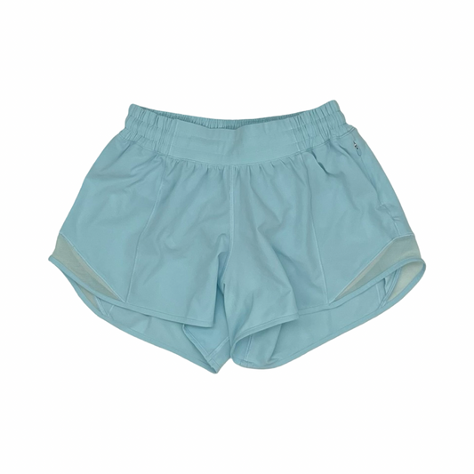 Athletic Shorts By Lululemon In Blue, Size:4