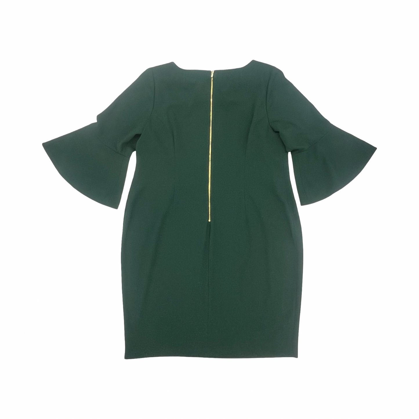 Dress Work By Calvin Klein In Green, Size:20