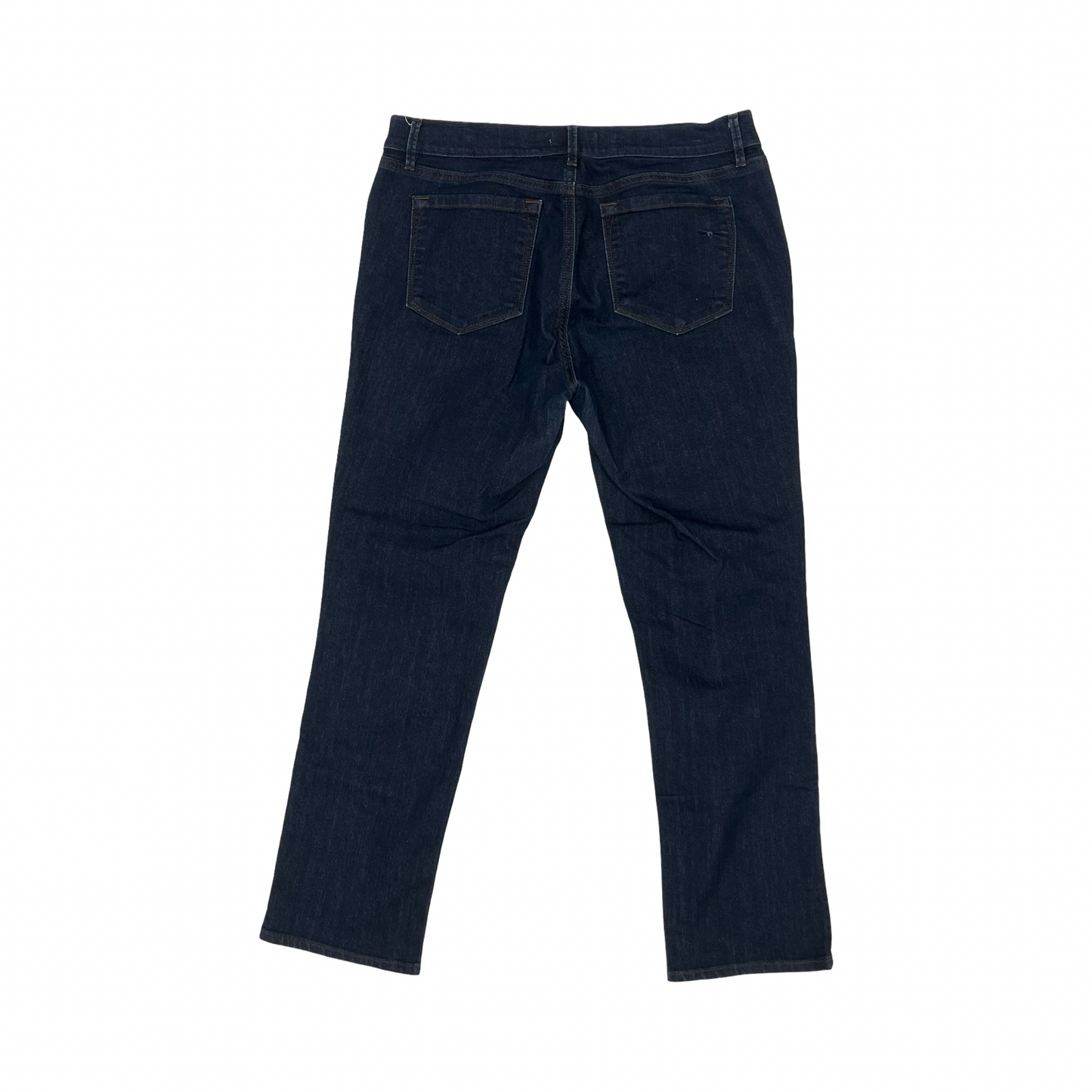 Jeans Straight By Loft In Blue Denim, Size:12