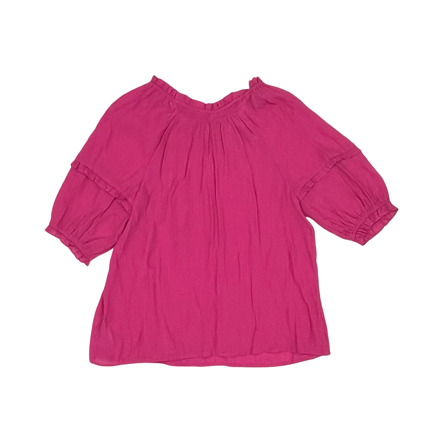 Blouse Ss By Nanette Lepore In Pink, Size:L