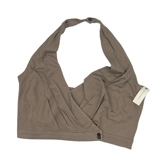 Top Sleeveless By Maeve In Brown, Size:Xl