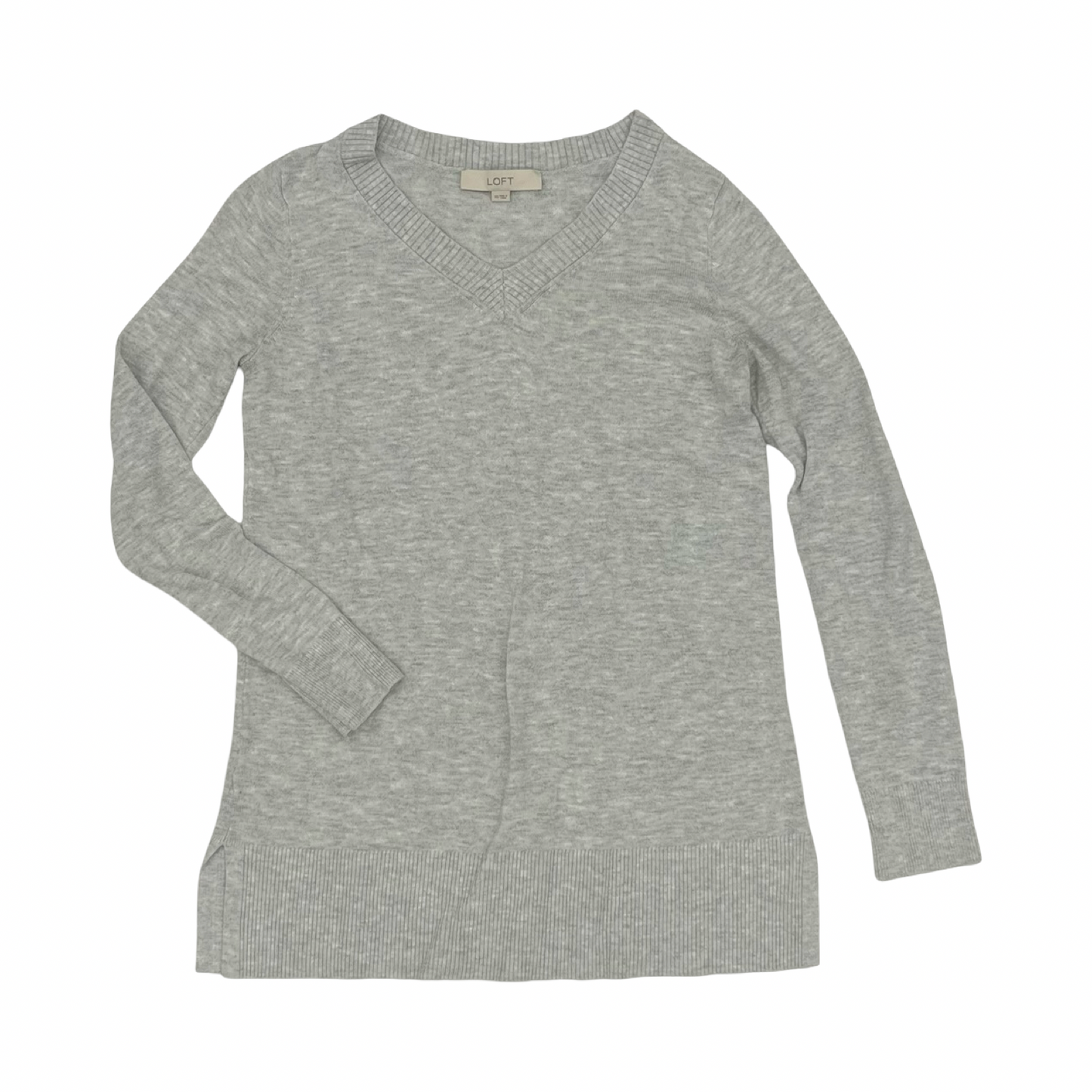 Sweater By Loft In Grey, Size:Xs