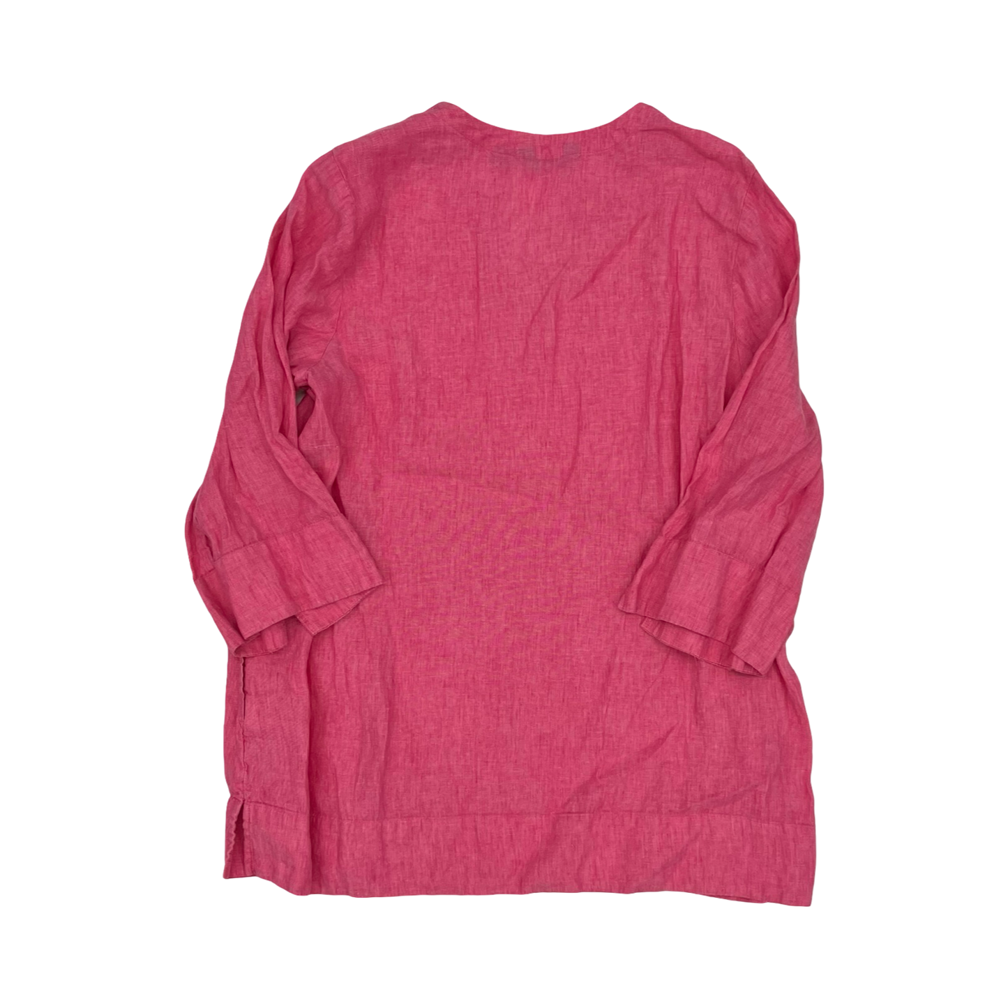Blouse Ls By Lands End In Pink, Size:L