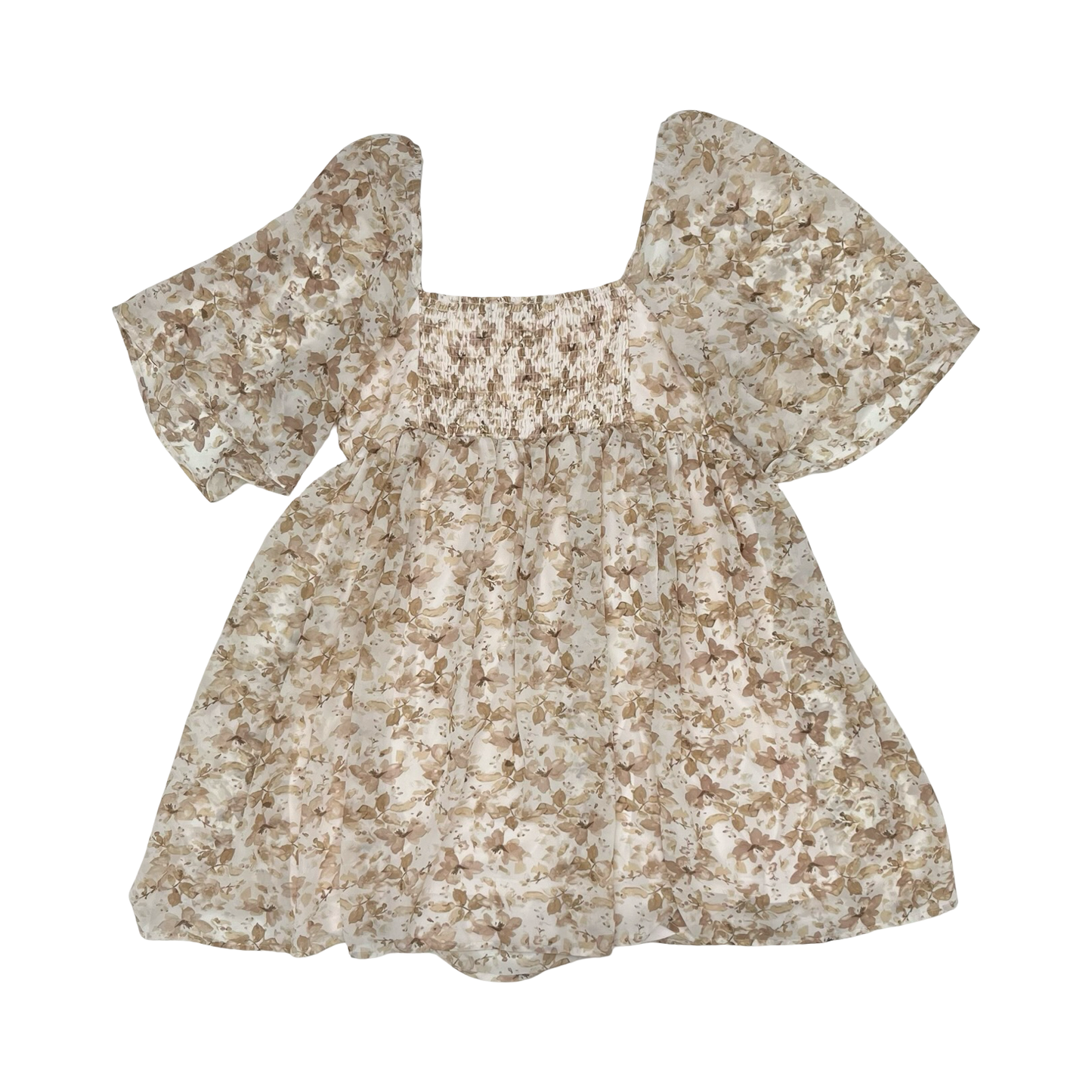 Dress Party Short By Wallflower In Brown & Cream, Size:L