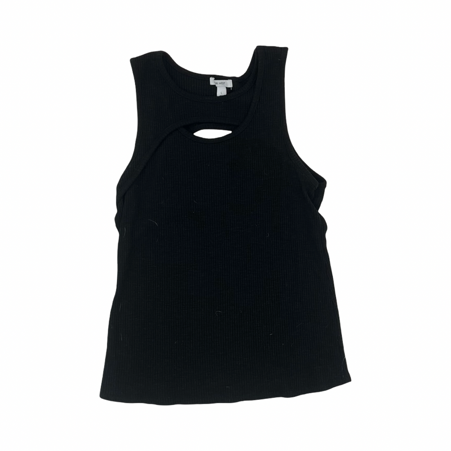 Top Sleeveless By Nine West In Black, Size:L