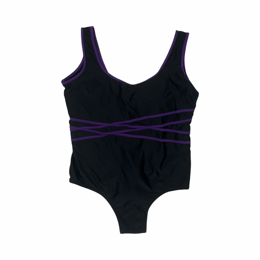Swimsuit By Catalina In Black, Size:2X