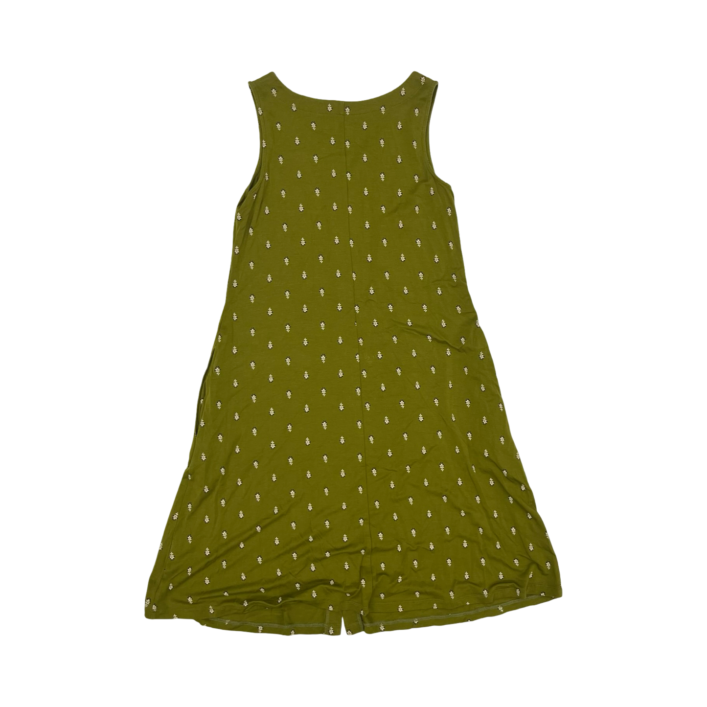 Dress Casual Midi By Garnet Hill In Green, Size:Xs
