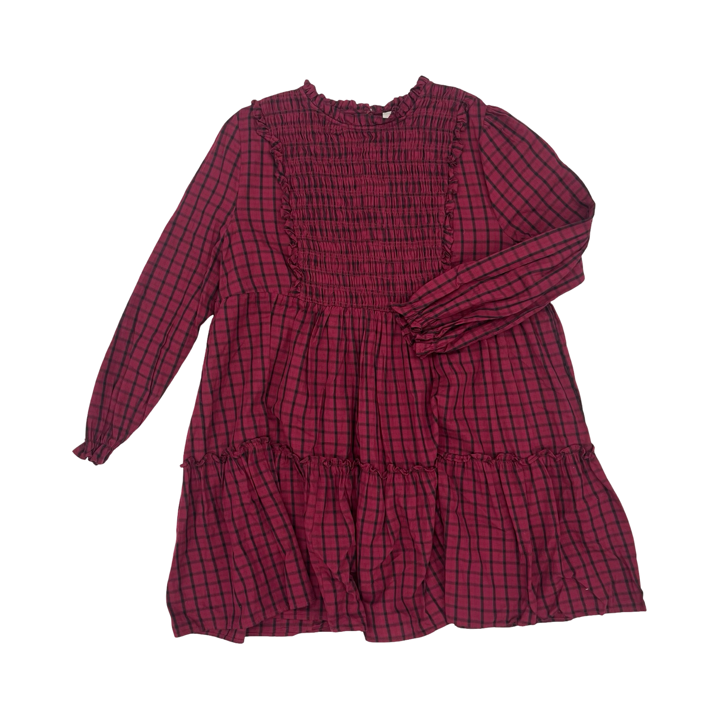 Dress Casual Short By Oddi In Maroon, Size:3