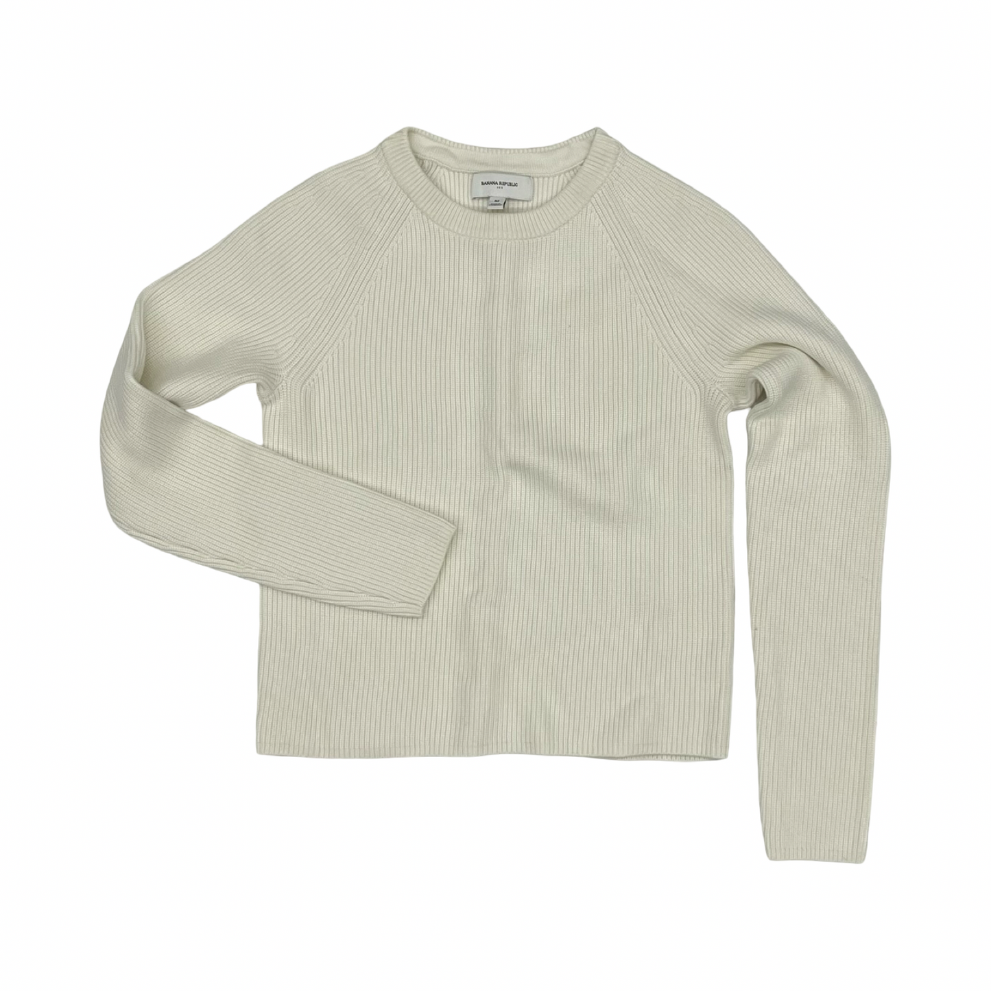 Sweater By Banana Republic In Cream, Size:M