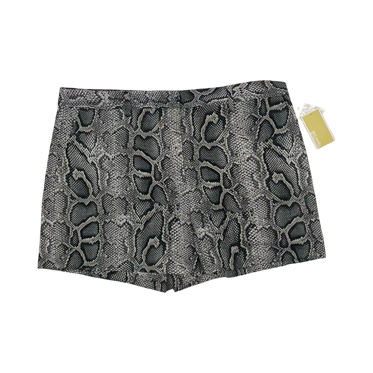 Shorts Designer By Michael Kors In Snakeskin Print, Size:16