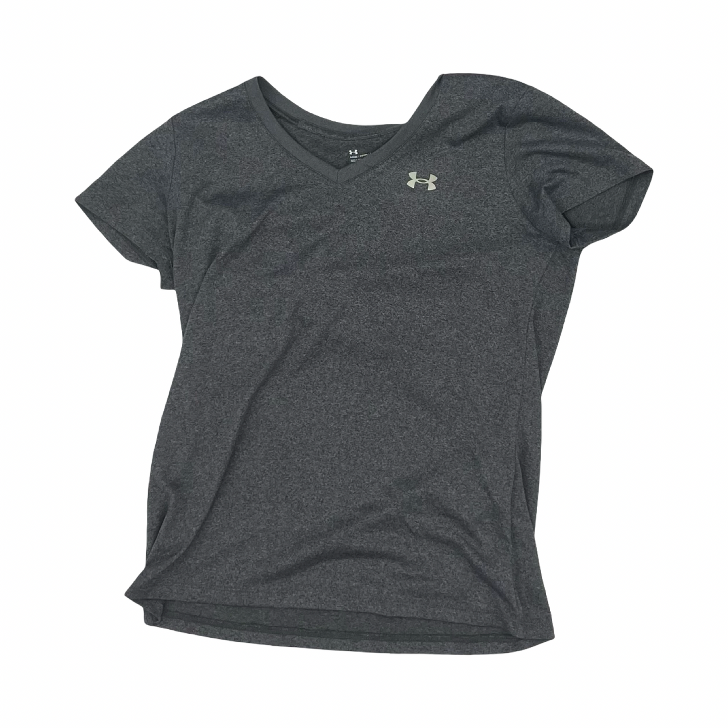 Athletic Top Ss By Under Armour In Grey, Size:S