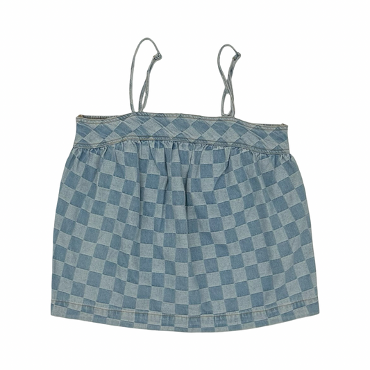 Top Sleeveless By Entro In Blue Denim, Size:M