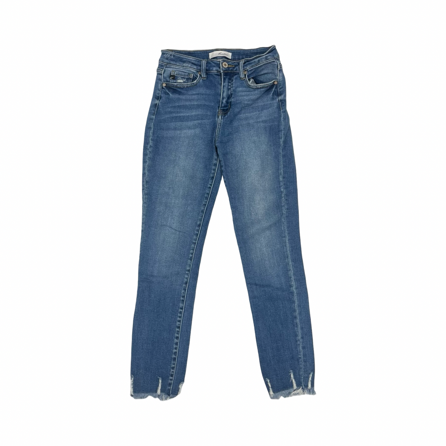 Jeans Skinny By Kancan In Blue Denim, Size:4