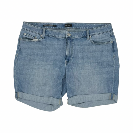 Shorts By Talbots In Blue Denim, Size:16