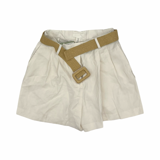 Shorts By H&M In Cream, Size:6