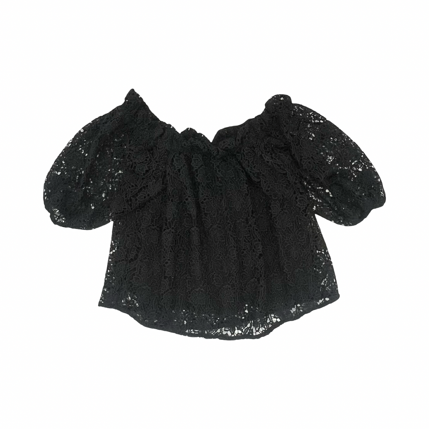 Blouse Ss By Maeve In Black, Size:S
