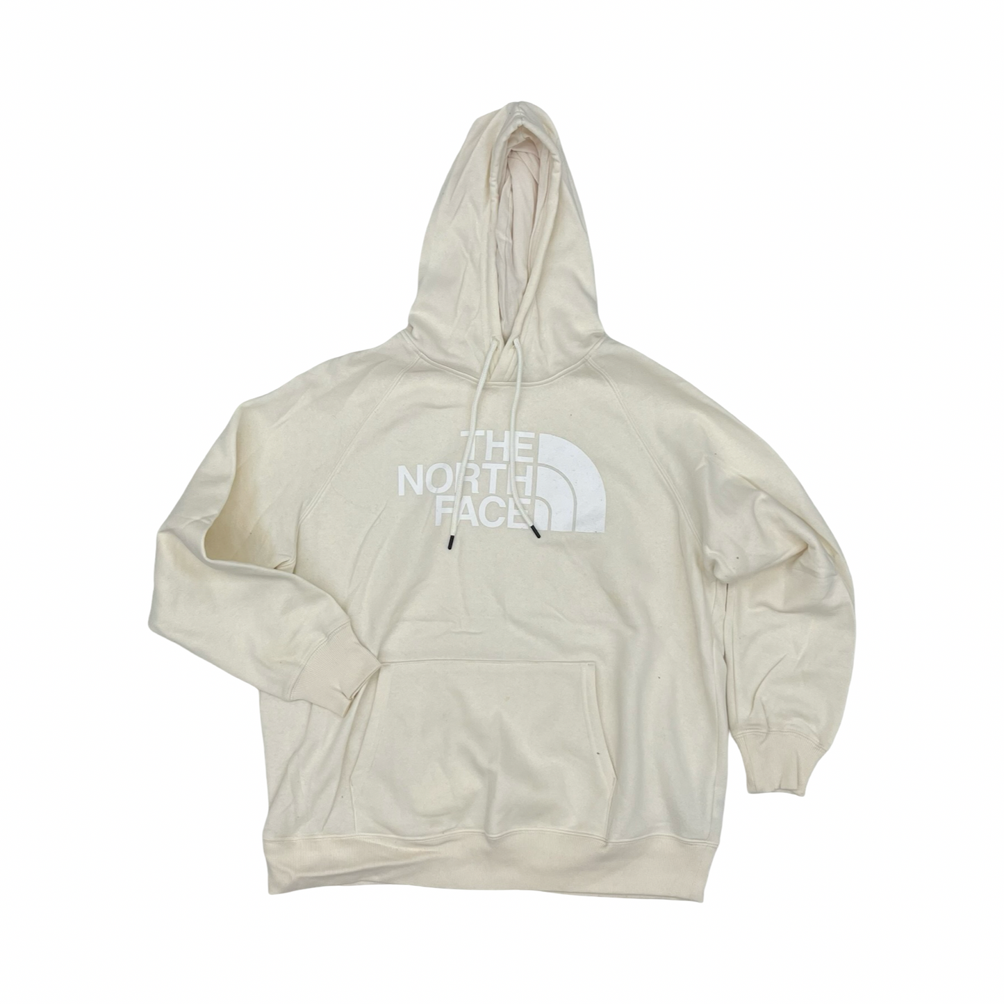 Athletic Sweatshirt Hoodie By The North Face In Cream, Size:Xl