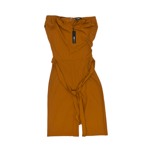 Jumpsuit By Fashion Nova In Brown, Size:Xl