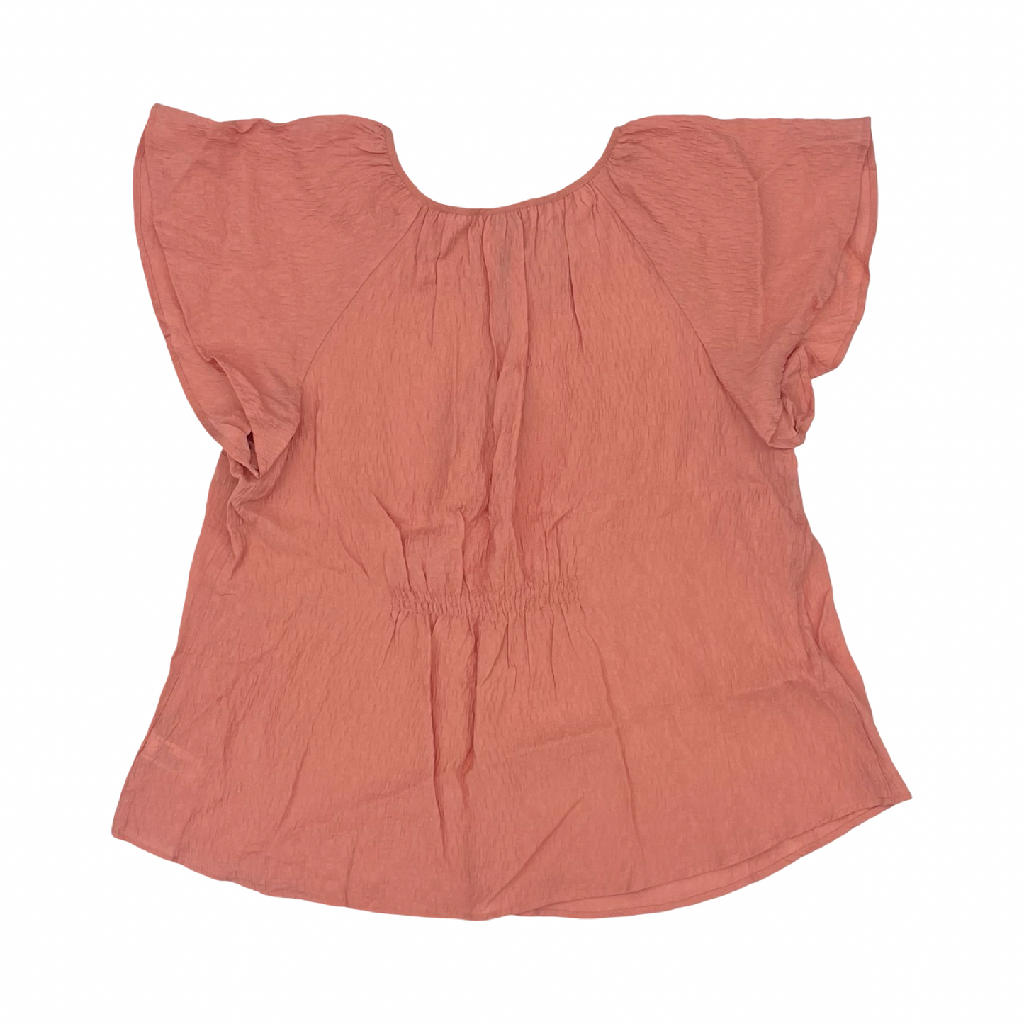 Blouse Ss By Ava & Viv In Pink, Size:1X