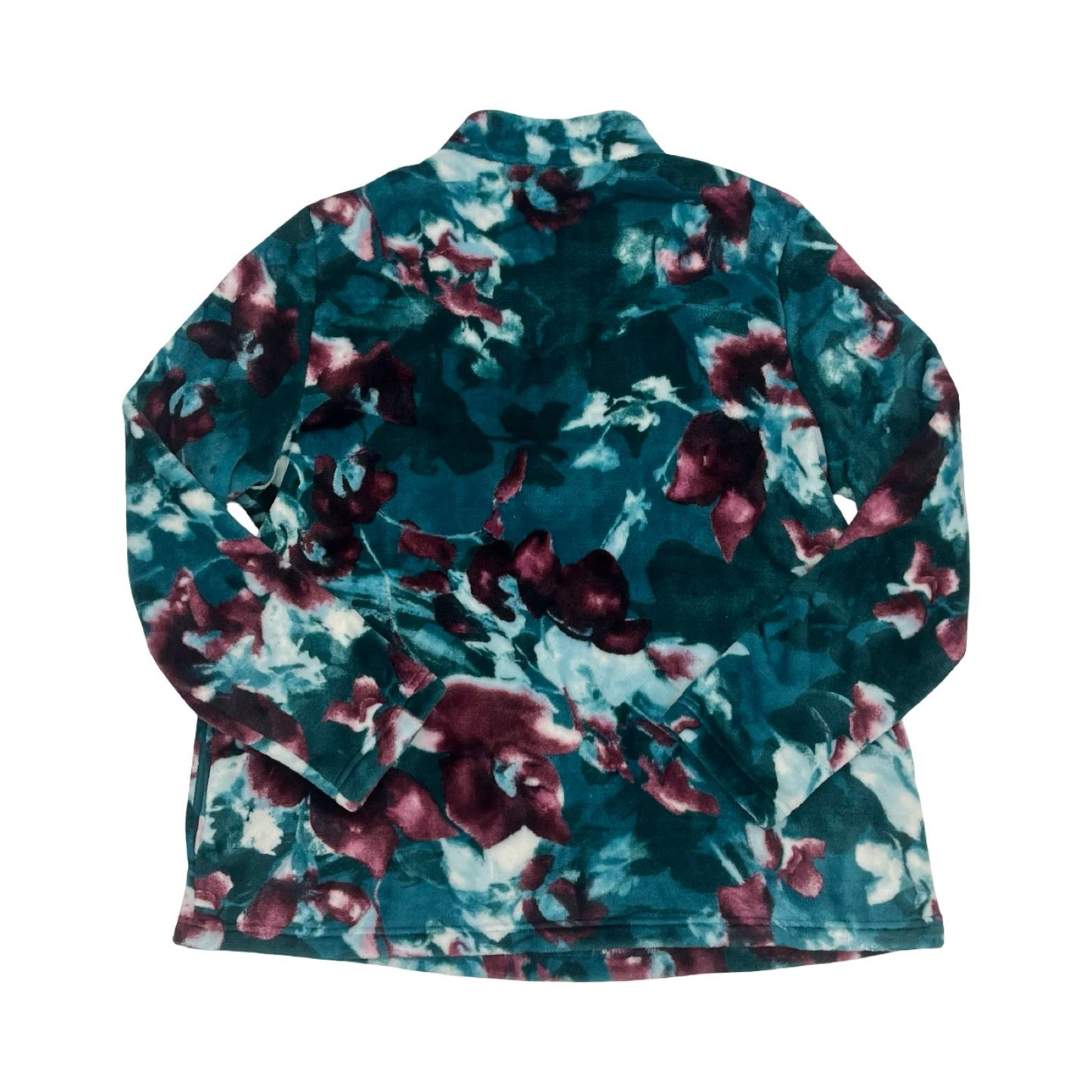 Sweatshirt Collar By Chicos In Blue & Purple, Size:Xl