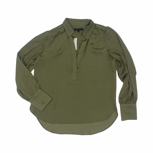 Blouse Ls By Banana Republic In Green, Size:S