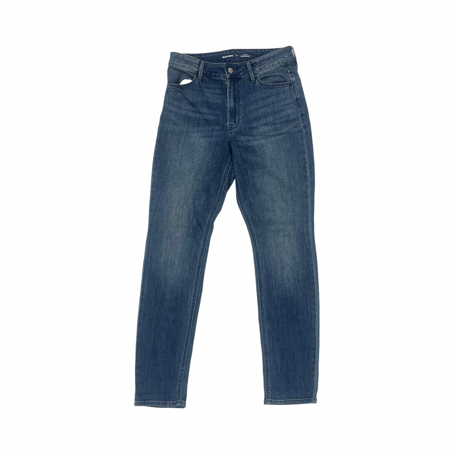Jeans Skinny By Old Navy In Blue Denim, Size:4