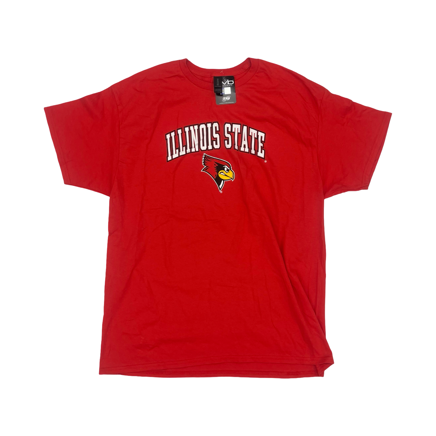 Athletic Top Ss By Gildan In Red, Size:Xl